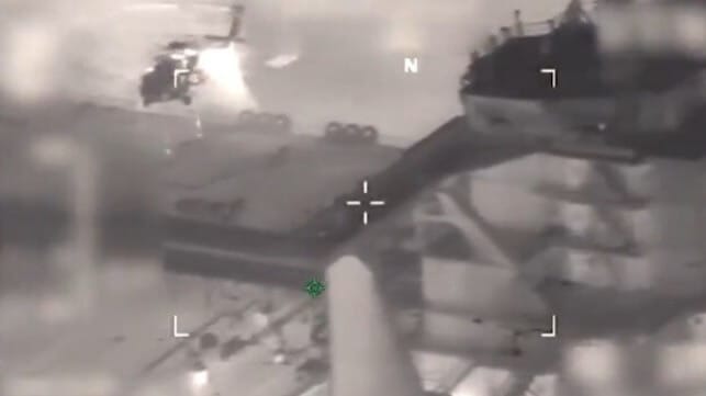 U.S. forces board and seize the tanker M Sophia, which has since been released from U.S. custody (U.S. Southern Command)