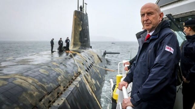 UK Defence Minister John Healey