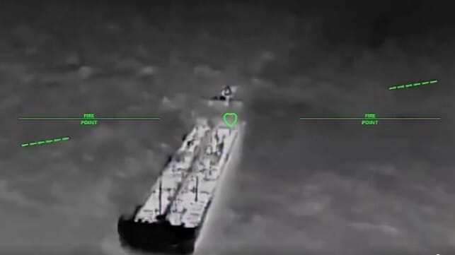 Tanker targeted in Sea of Azov