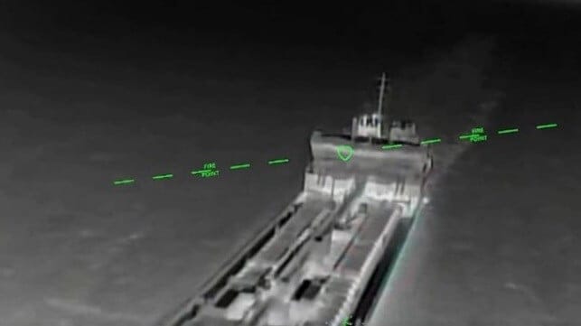 Ukraine targeting cargo ship attack