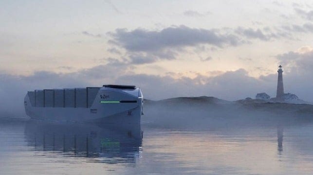 electric battery container vessel