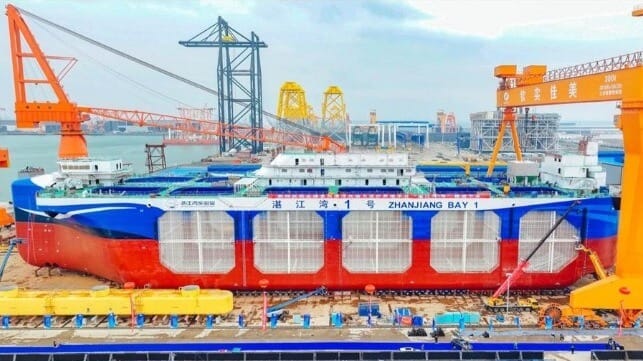 Zhangjiang Bay 1 at launch (Bestway)