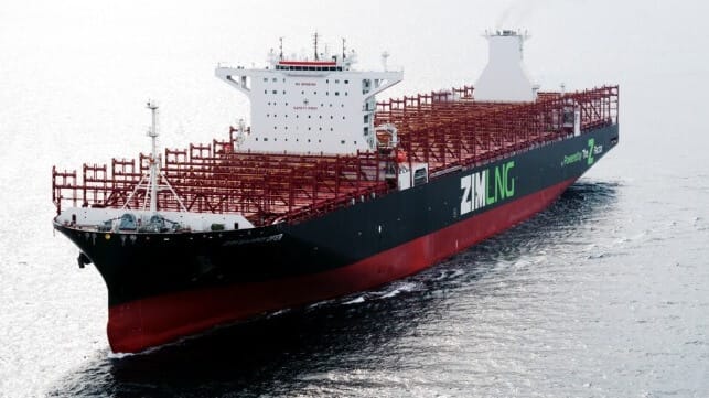 ZIM sammy ofer container ship 