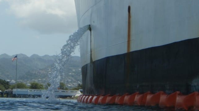 Ballast discharge
