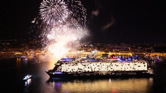 cruise ship christening