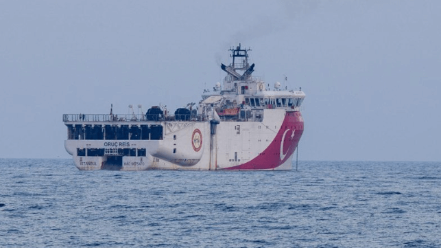 Turkish seismic vessel Oruc Reis (TPAO file image)