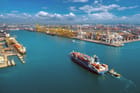 Ship and port