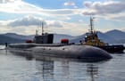 The Pacific Fleet’s Borei Class Ballistic Missile Submarine RFS Vladimir Monomak (Russian Navy file image)