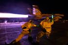 An F/A-18 launches from the deck of USS George H.W. Bush, September 2026 (USN)