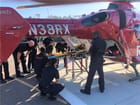First responders training with a similar air ambulance and flight crew (Oceanside Fire Department)