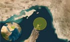 The general location of the Wednesday evening attack on a tanker off the Musandam Peninsula (UKMTO)