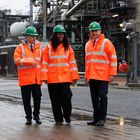 UK Energy Secretary Miatta Fahnbulleh tours the St. Fergus gas terminal near Aberdeen. Gas from Jackdaw will come ashore at the Shell-owned plant (Miatta Fahnbulleh)