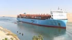 Maersk container ship in the Suez Canal