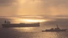 US warship monitoring tanker