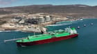 LNG carrier docked in Mexico