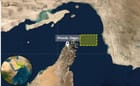 Hormuz position of attacked vessel