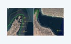 vessels anchored near Strait of Hormuz