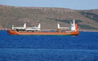 Russian general cargo ship used to carry military equipment