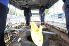 A suspected Chinese drone captured in the Philippines (PCG)