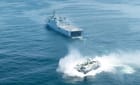 Chinese Navy hovercraft