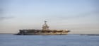carrier moving to shipyard for overhaul