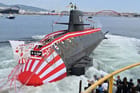 launch of Japanese submarine