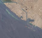 Tankers at the Yanbu loading terminal (Sentinel-2 / CJRC file image)