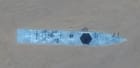 A second target with a layout distinctly similar to an Arleigh Burke-class destroyer (Satellite image ©2021 Maxar Technologies)