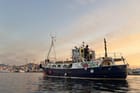 Mechanical issues have forced the flotilla to pause (press handout image courtesy Freedom Flotilla Coalition)