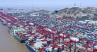 Shanghai container port China