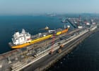 Russian tanker loading at Arctic prot of SeverBay