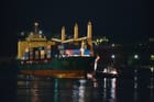 Chinese cargo ship arriving Murmansk Russia