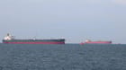 tankers at offshore oil terminal moorings