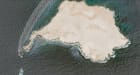 The Caroline Bezengi leaking off Jazirat Al Qibliyyah on September 11 but still intact (Copernicus/CJRC)