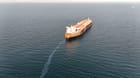 leaking abandoned oil tanker