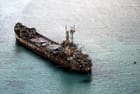 groudned Philippine warship