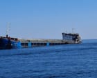 Turkish grain ship sinking after attack