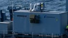 The MBDA-Rheinmetall laser weapon prototype aboard the frigate Sachsen (Rheinmetall)