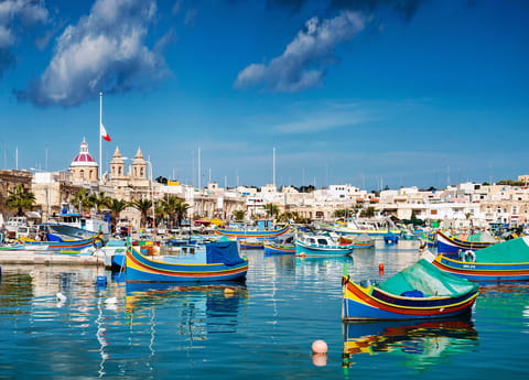 Marsaxlokk harbor