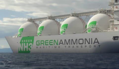 Green Ammonia ship