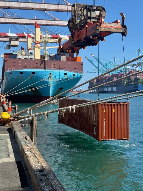 Salvors retrieved one floating container Monday and two sunken containers over the next 24 hours (USCG)