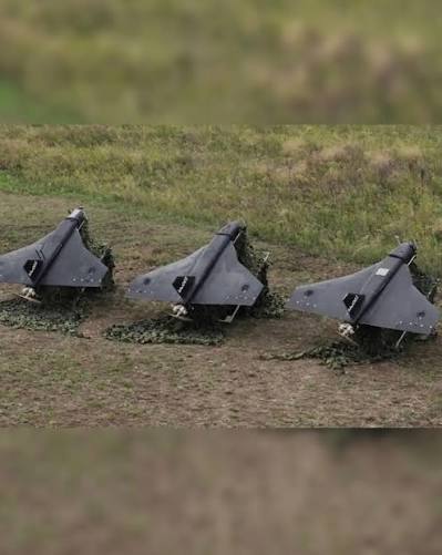 The plot reportedly involves deployment of cheap Gerbera attack drones from a Russian cargo ship (Russian social media)