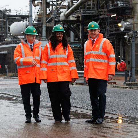 UK Energy Secretary Miatta Fahnbulleh tours the St. Fergus gas terminal near Aberdeen. Gas from Jackdaw will come ashore at the Shell-owned plant (Miatta Fahnbulleh)
