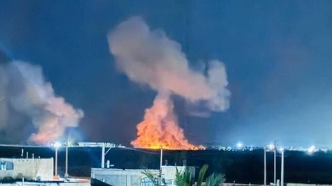 IRGC air base hit