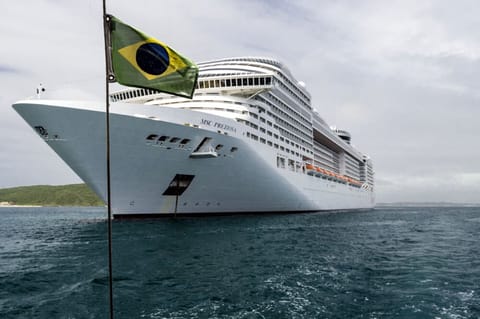 cruise ship in Brazil