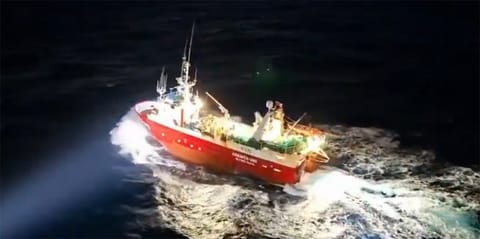 medical evacuation from fishing vessel