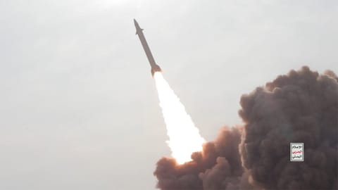 Houthi missile launch