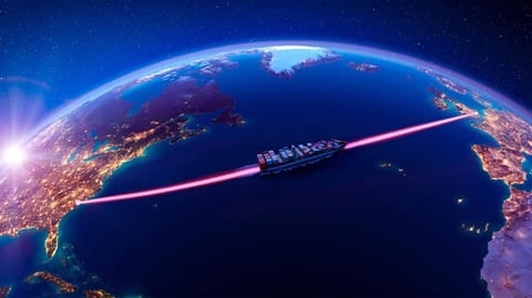 transatlantic route for nuclear powered container shipping