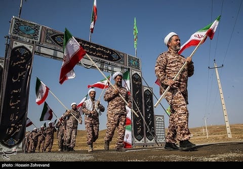 For the Iranian leadership, the number one war objective is regime survival – otherwise the ruling elite will be stripped of their privileges and unseated by the Iranian public (file image courtesy Tasnim / Hossein Zohrevand)