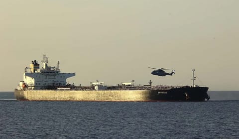UK interception of tanker